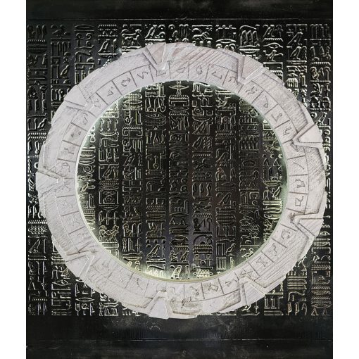 Stellar Gate – Illuminated Wooden Wall Relief
